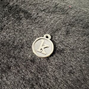 James Avery Vintage Type Initial Charm - K